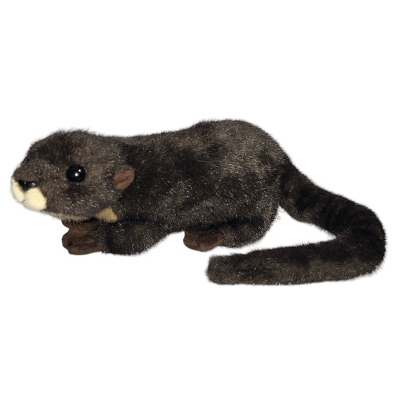 Otter Plush Realistic Aurora A&A Life Size Brown Tan Stuffed Animal 23” Inch - Picture 2 of 7